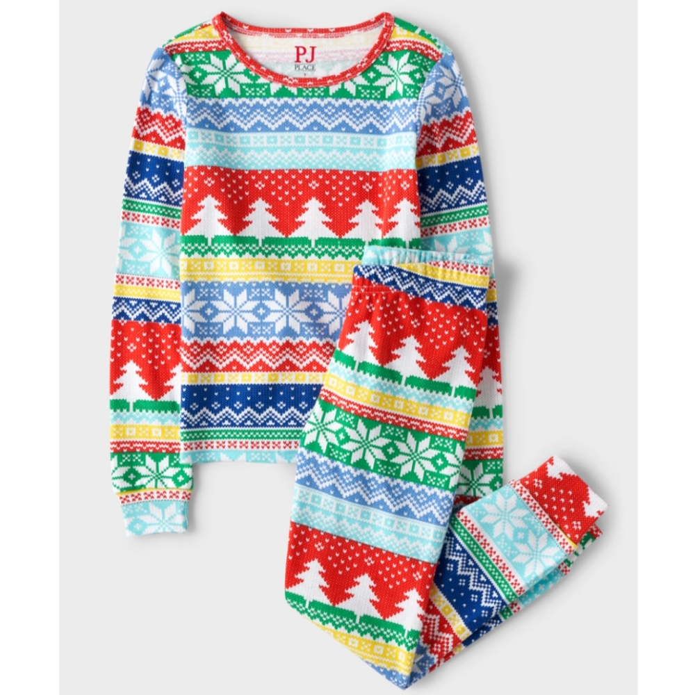 PJ Place Family Matching Fair Isle Sz 14 Unisex